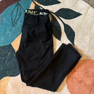 Haggar Active Flex Black Joggers